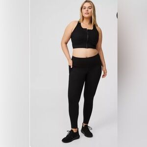 Torrid Full Length Side Pocket Active Black High-Waisted Leggings